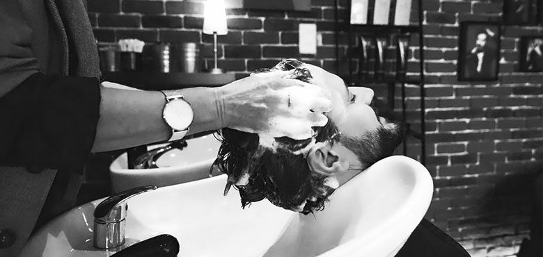 Shampooing au salon